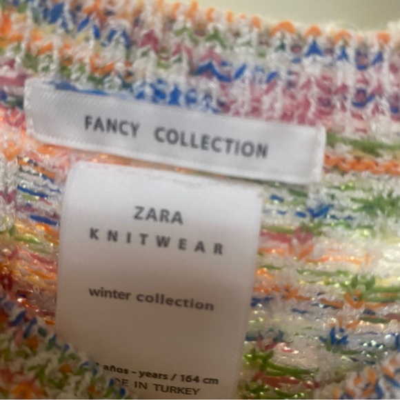 Zara- fancy collection knitwear, confetti Sweater - Picture 3 of 3